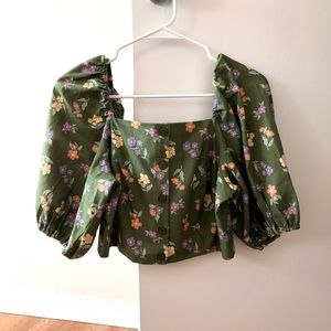 Princess highway floral crop top blouse